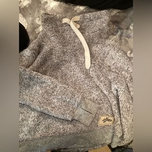 fuzzy hoodie